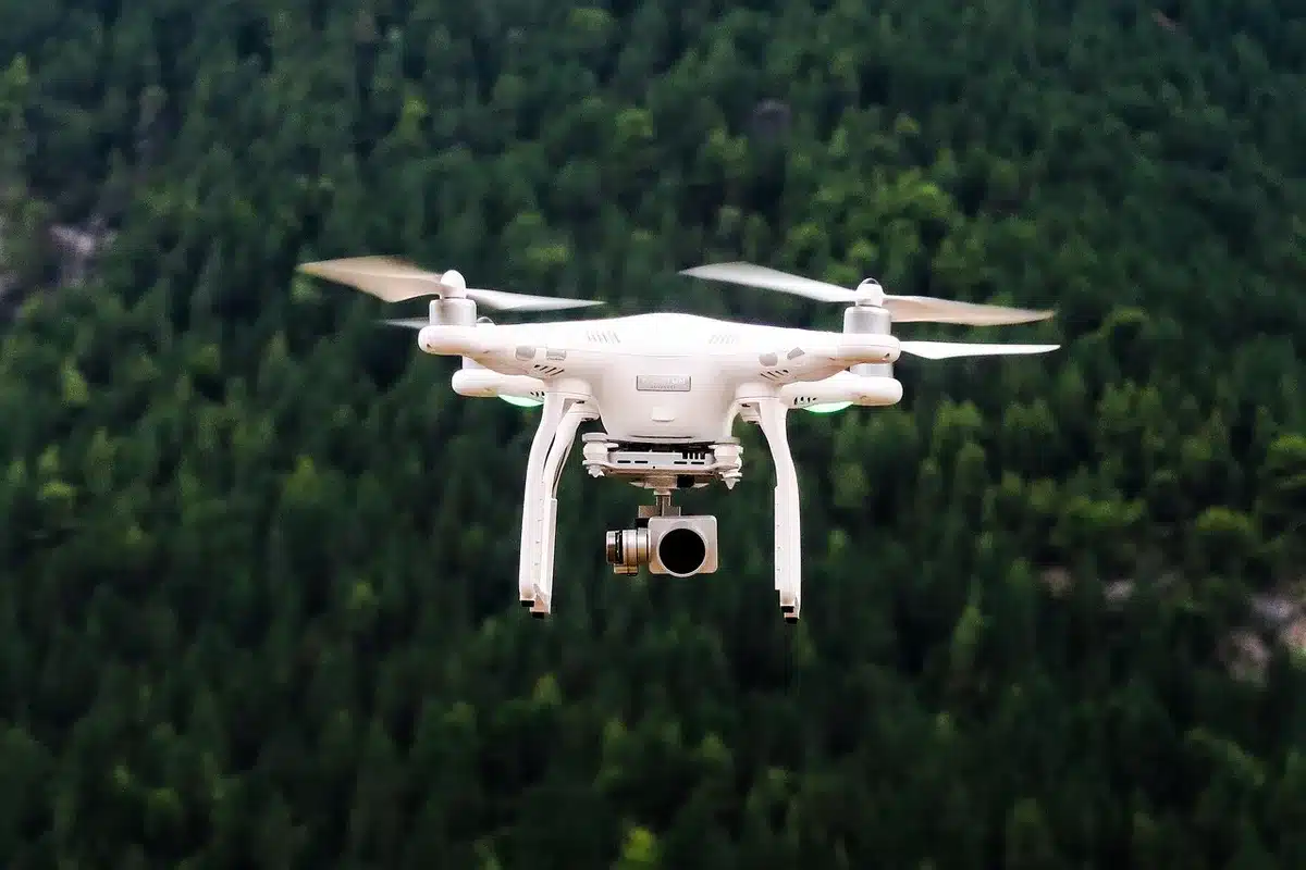 Drones de ataque aéreo en operación