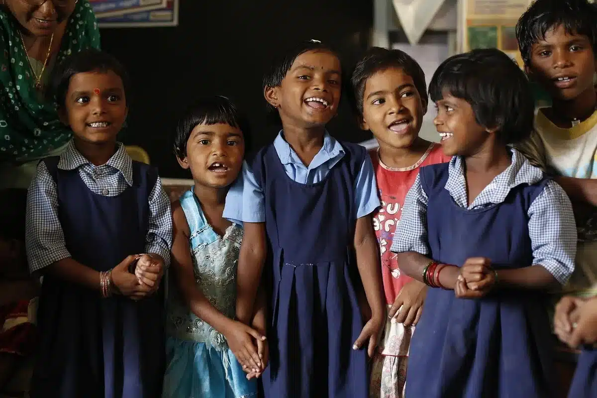 Alumnos de Educación Primaria en una clase de un colegio público